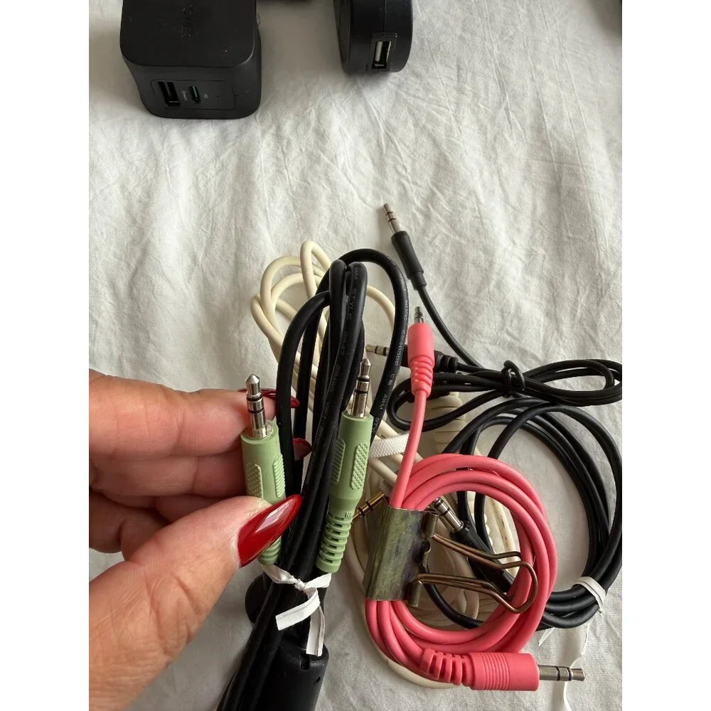 Mixed Lot Of USB Chargers Cables & Adapters For Electronics - Various Sizes & Br